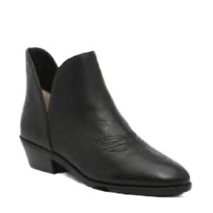 Lauren Ralph Lauren Women’s Black Leather Prestyn Boots Western Size 10